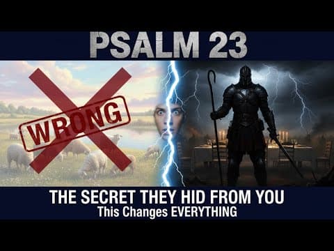 Psalm 23's Secret Meaning That Few Understand