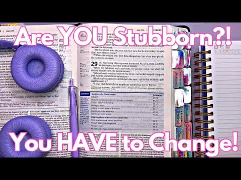 Are YOU Stubborn⁉️You HAVE to Change‼️