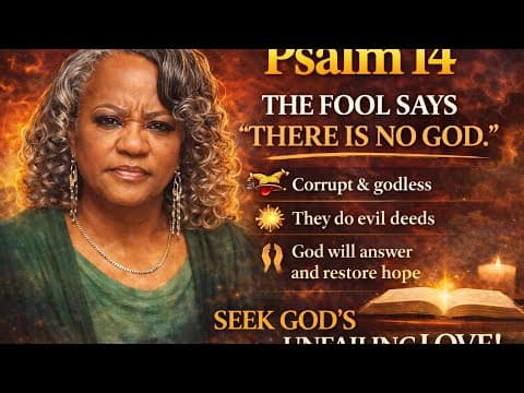 Journey Through the Psalms | Psalm 14| The Fool Says There is No God!
