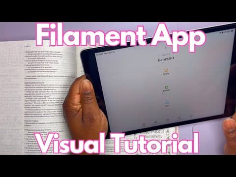 Inspire Faith Bible Filament App Visual Tutorial