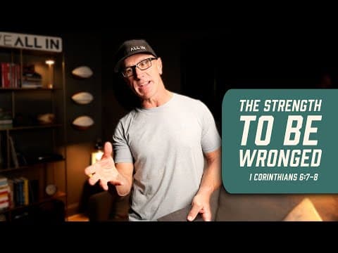 The Strength to Be Wronged | 1 Corinthians 6:7-8