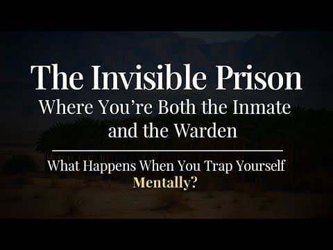 The Invisible Prison Where You're Both the Inmate