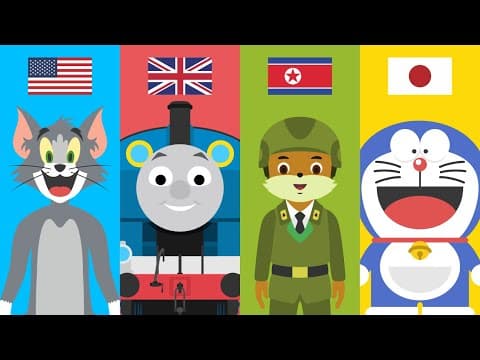 Cartoons From Different Countries #2
