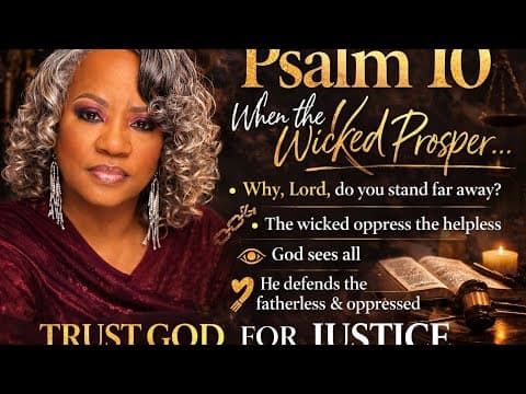 Journey Through the Psalms| Psalm 10| When the Wicked Prosper