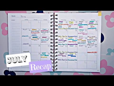 July Recap : Giving Myself Grace 