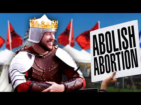 Abolitionists Visit the Medieval Fair