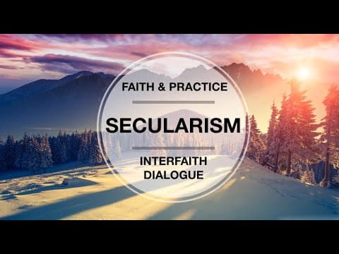Secularism dialogue (full video)