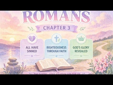 The Book of Romans | Chapter 3| #biblestudy #romans3 #biblestudyseries