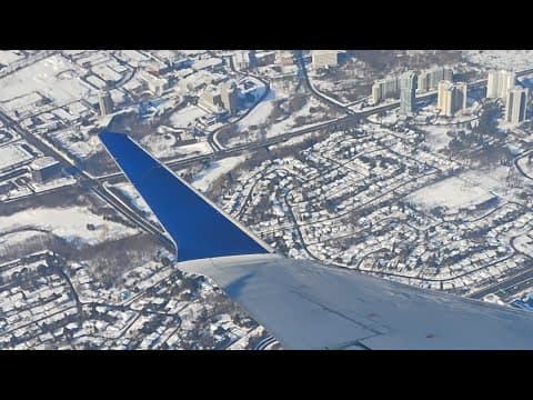 Flying to Toronto, Canada 