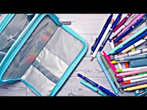 Pack My Pencil Pouch With Me #stationery #biblejournaling 