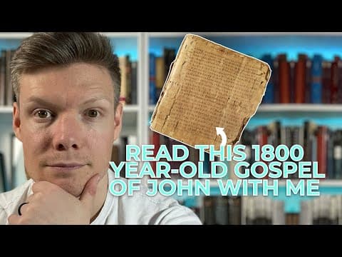 Doing personal devotions from an ancient manuscript (P66)
