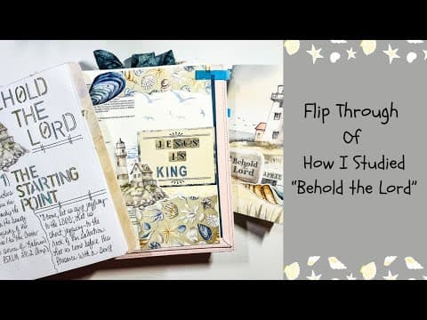 Flip Through | How I Studied Behold the Lord | @bythewell4god234  #biblejournalingcommunity