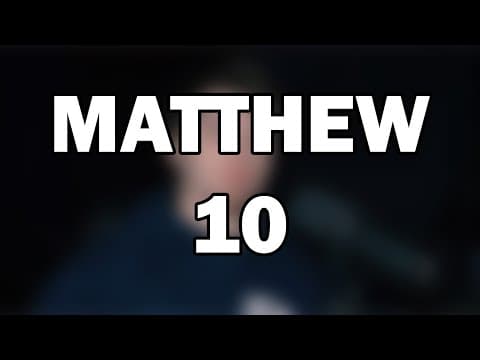 Matthew 10 | Sent Out with Authority