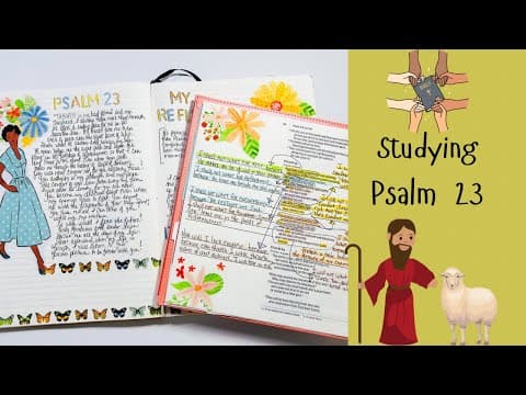 Studying Psalm 23 #biblestudy #biblestudywithme