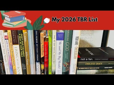2026 Spiritual Stack| Video 3| My TBR List