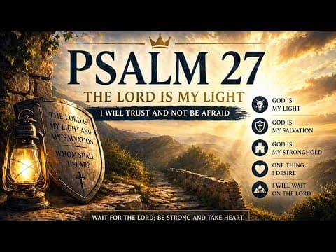 Journey Through the Psalms| Chapter 27| #psalms #psalm27 #biblestudyseries