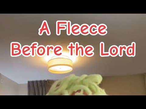 A Fleece Before the Lord