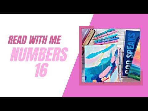 Numbers 16   #numbers #studywithme #biblecommentary #biblestudy