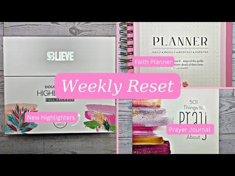 Weekly Reset : New Year, New Month, Same Me 💕