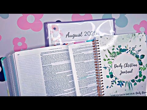 August Faith Planning | Monthly Reset