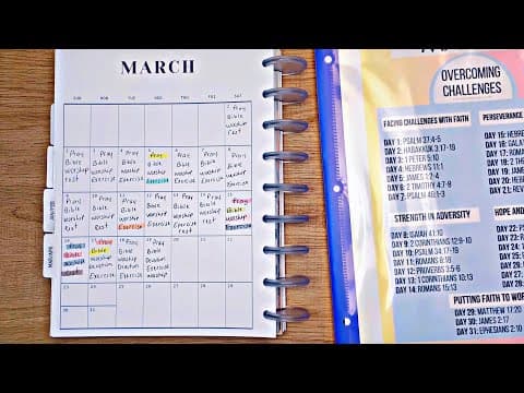 March Recap : Faith Planning
