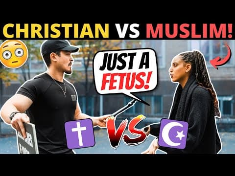 MUSLIM WOMAN DEBATES CHRISTIAN ON ABORTION! (Who Was Correct..?)