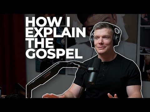 I explain the gospel to Julian Dorey